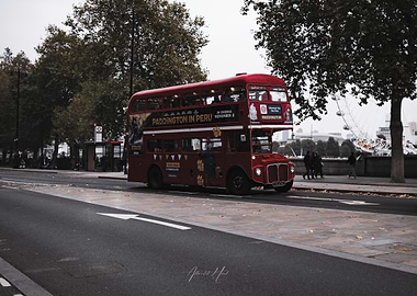 Red Double-Decker Bus in London