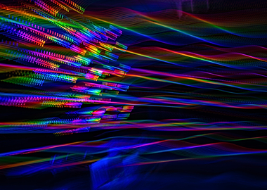 Abstract Light Trails