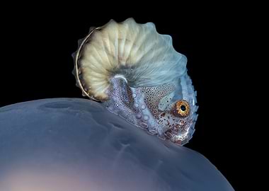 Paper Nautilus on Jelly