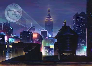 Night City Rooftop