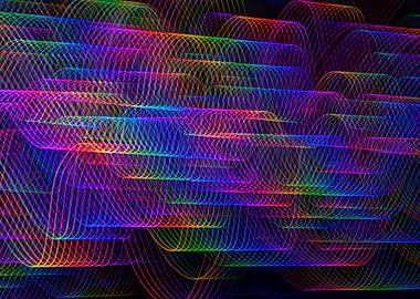 Abstract Light Trails