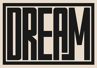 Dream Typography Mid Century