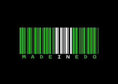 Barcode Art - Made in Edo