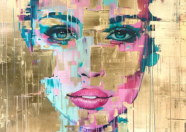 Abstract Woman Portrait