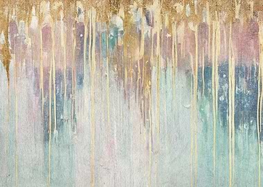 Abstract Dripping Paint