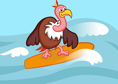 Vulture Surfing
