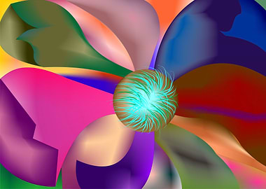 Abstract Flower Design