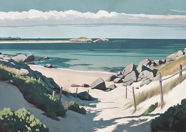 Coastal Path to the Beach