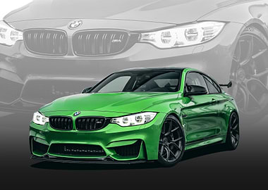 Green BMW M4