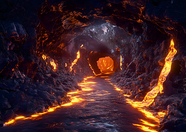 Lava Cave Tunnel