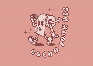 Toilet poster Character