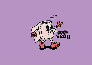 Toilet paper rock and roll
