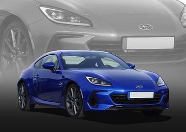 Blue Subaru BRZ Coupe