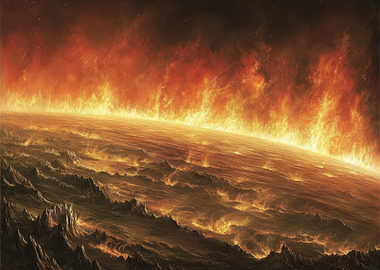 Fiery Planet - 'Inferno Horizon: The Wrath of a Dying World