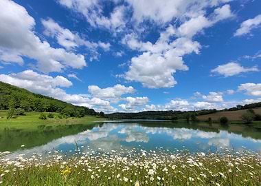 Serene Lake Landscape