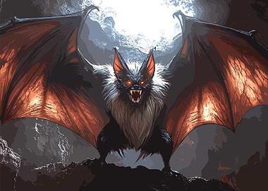 Furry Bat Monster