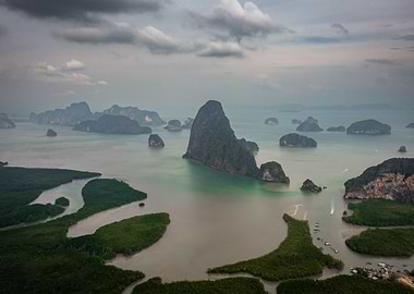 Island Bay Aerial View