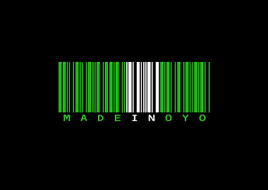 Made in Oyo Barcode Design