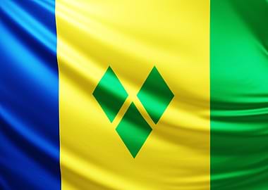 Saint Vincent and the Grenadines Flag
