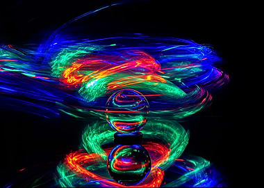 Abstract Light Trails