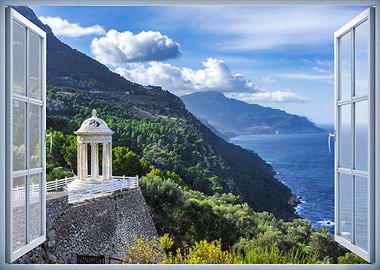 Mediterranean Sea Window View
