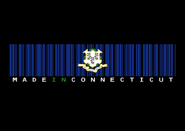 Connecticut Barcode Flag