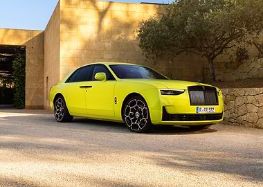 Yellow Rolls Royce Ghost