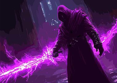 Purple Energy Sword