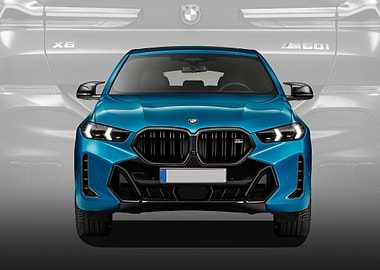 BMW X6 M60i Front View