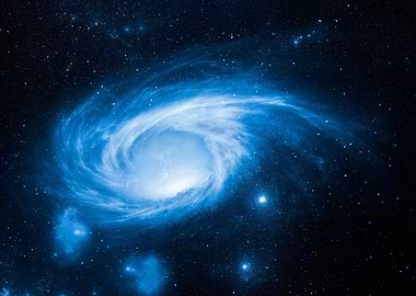 Spiral Galaxy in Space