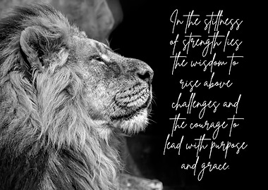 Lion Strength Quote