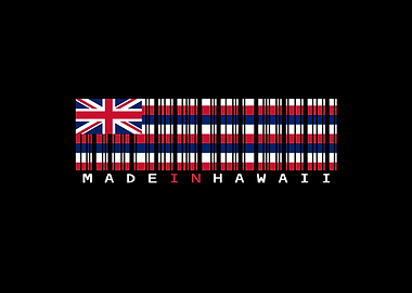 Hawaii Flag Barcode