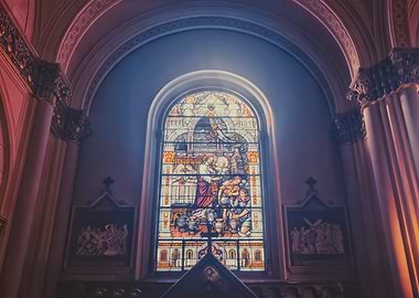 Stained Glass Church Window