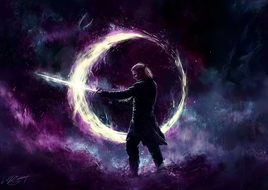 Eclipse Blade: Wielder of the Astral Circle - Warrior and Cosmic Ring