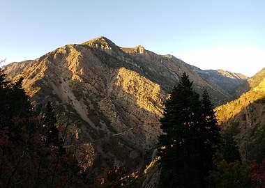 Mountain Valley Sunset