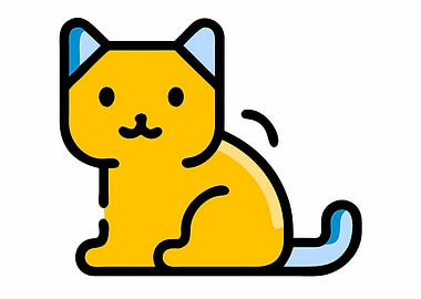 Cute Cartoon Cat