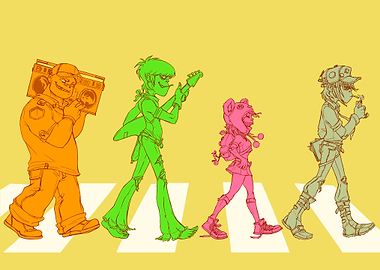 Gorillaz Abbey Road