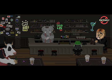 Animal Bar Scene