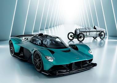 Aston Martin Valkyrie & Vintage Racer