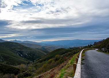 Mountain Road Landscape