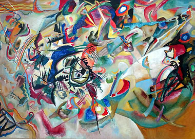 Wassily Kandinsky Abstract Art Painting