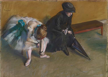 Degas Ballerina Pastel