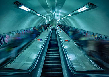 Subway Escalator London