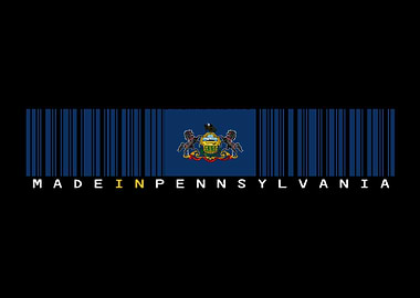 Pennsylvania State Flag Barcode
