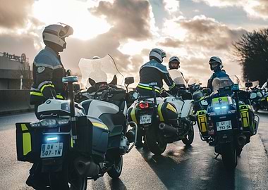 French Police Motorcycles