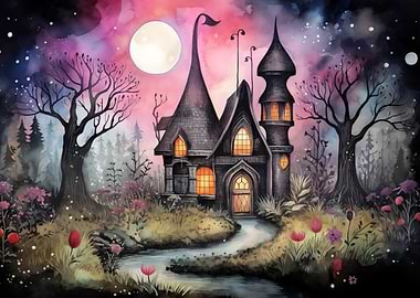 Whimsical Enchanted Forest House