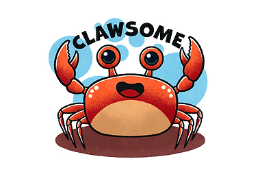 Clawesome Crab Illustration