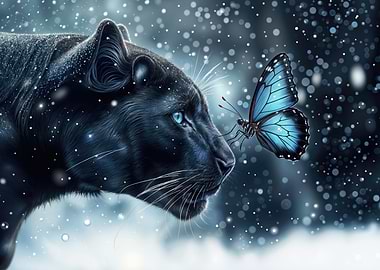 Black Panther and Butterfly