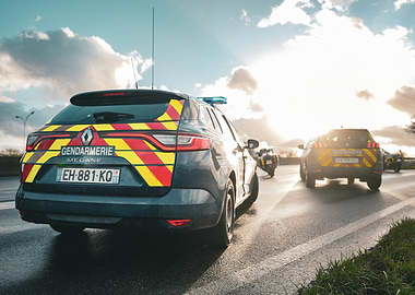 French Gendarmerie Car