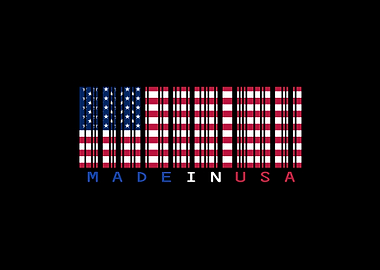 American Flag Barcode